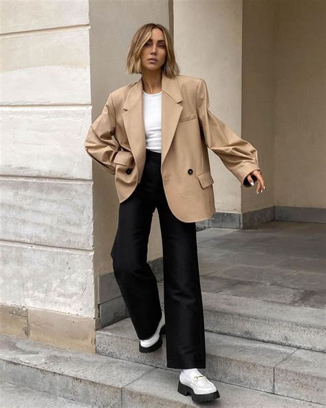 oversized blazer outfit women.